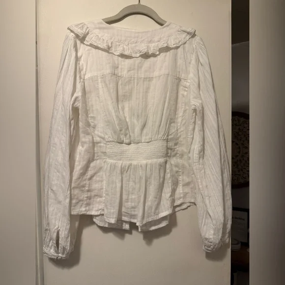 Free People Bow Babe Blouse NWOT - Picture 8 of 8